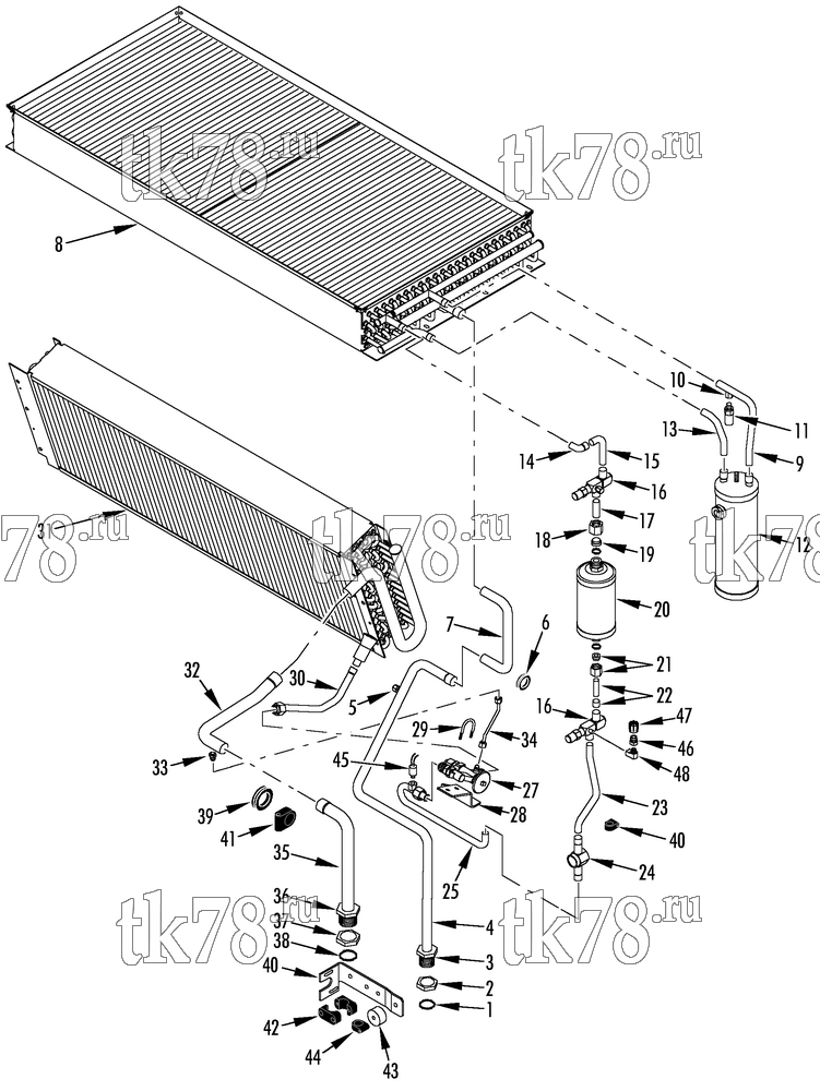 Каталог запчастей для Thermo King  REFRIGERATION COMPONENTS