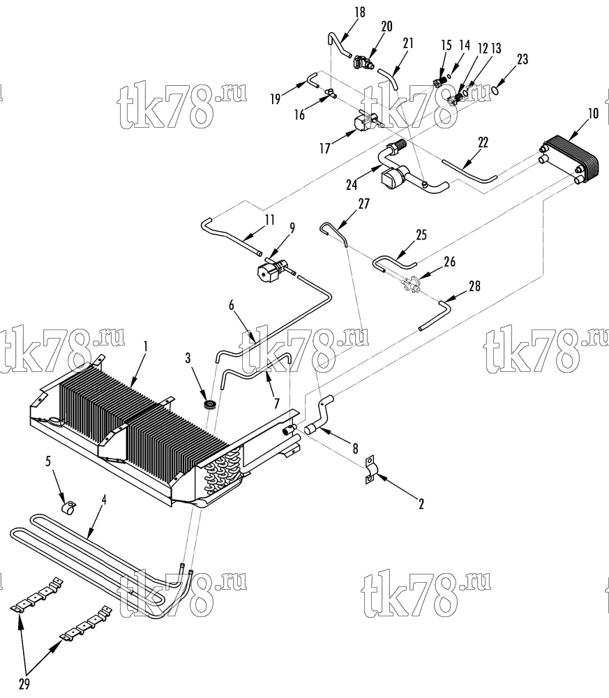 Каталог запчастей для Thermo King MD-MT REFRIGERATION COMPONENTS (S-2)