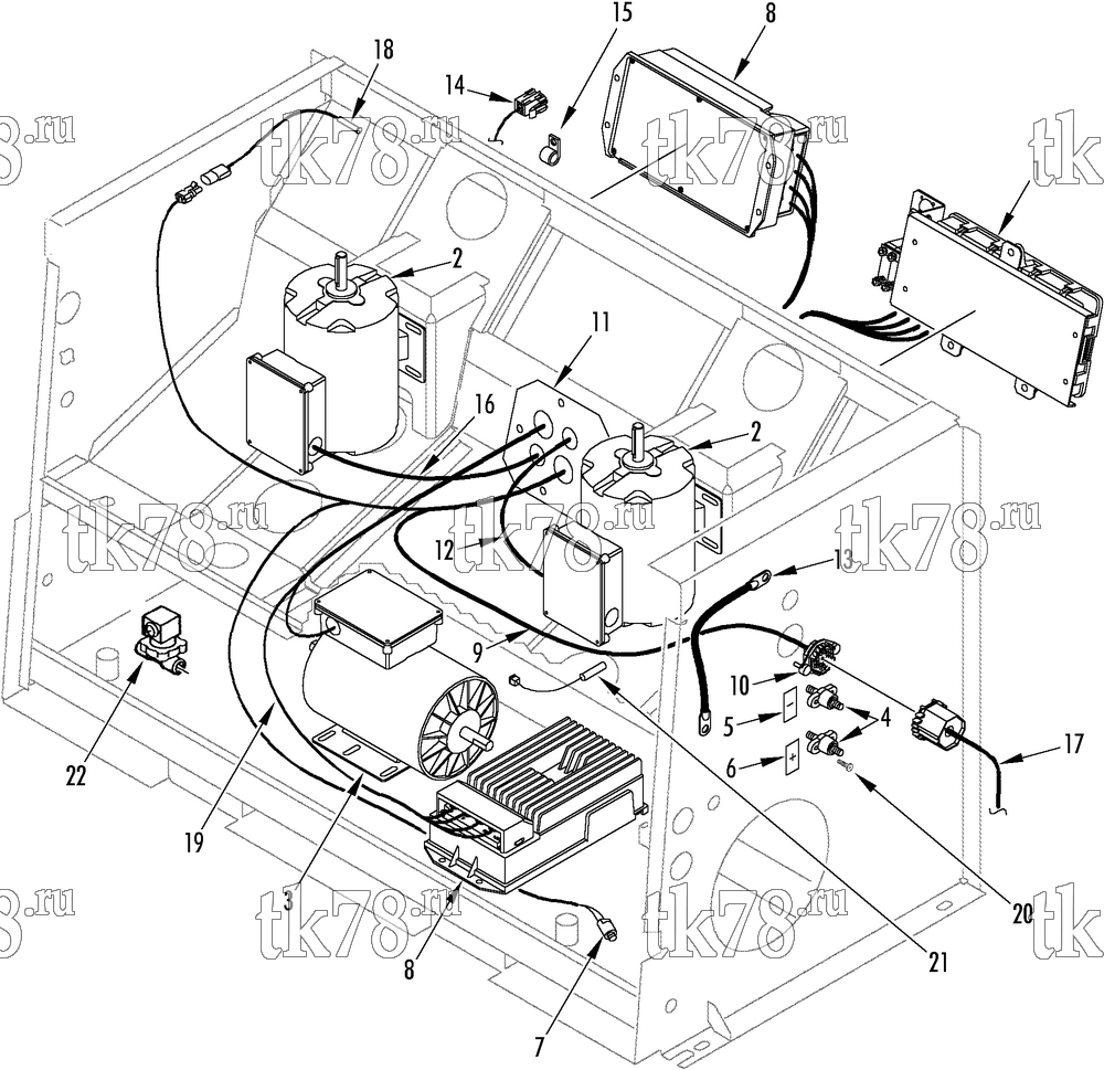 Каталог запчастей для Thermo King  ELECTRICAL COMPONENTS