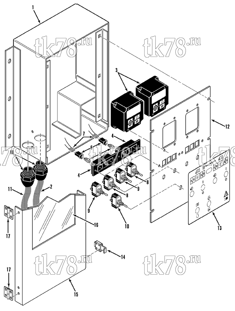 Каталог запчастей для Thermo King RD-MT REMOTE CONTROL BOX (MULTI-TEMP 30 UNITS)
