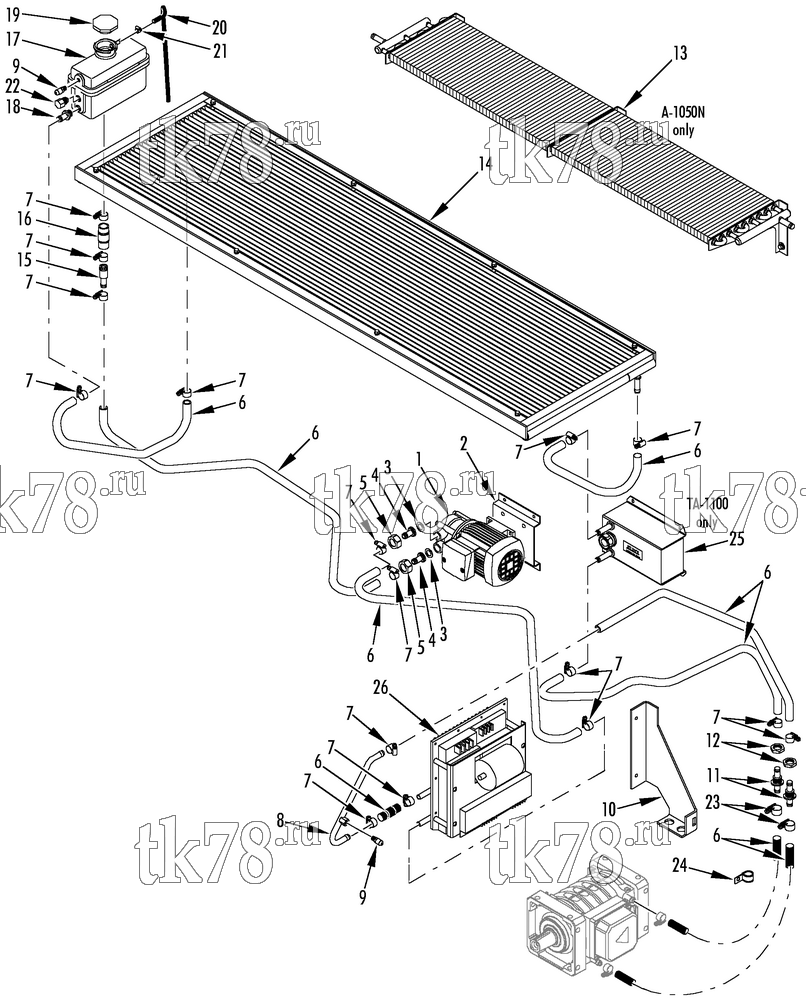 Каталог запчастей для Thermo King  WATER CIRCUIT