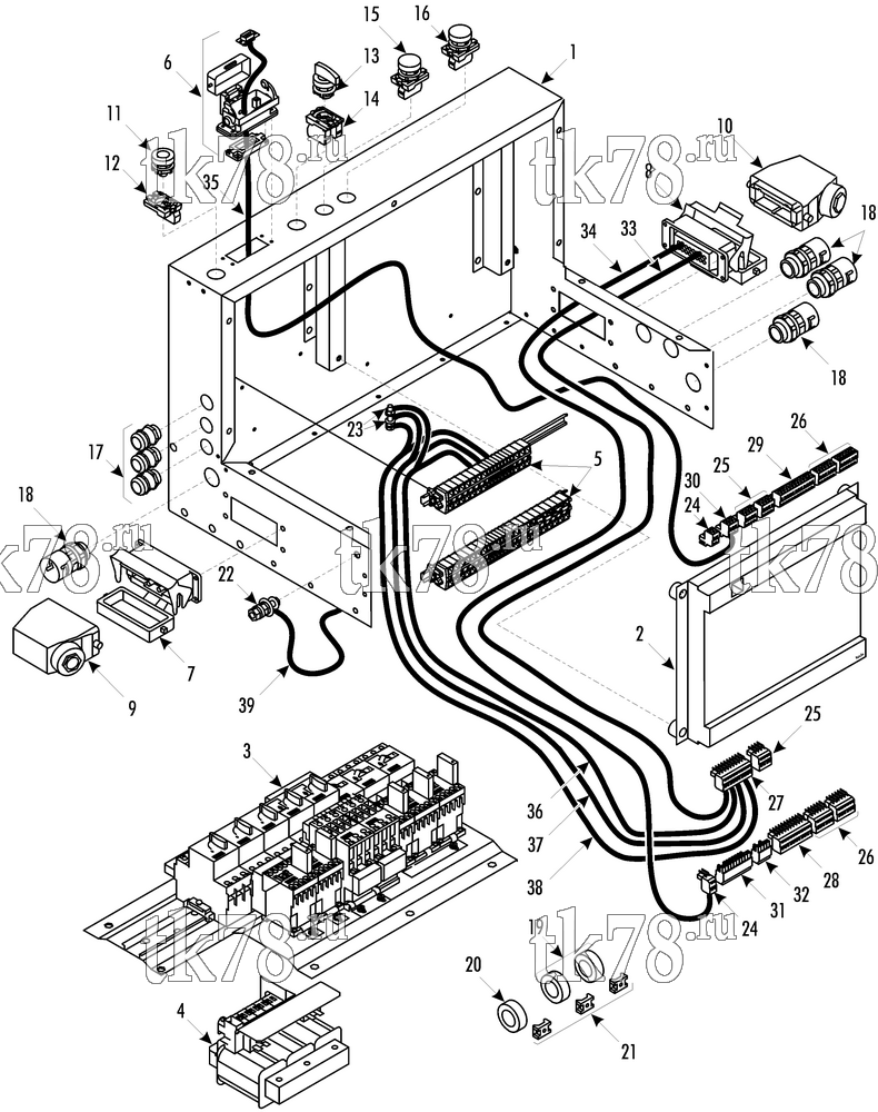 Каталог запчастей для Thermo King  CONTROL BOX