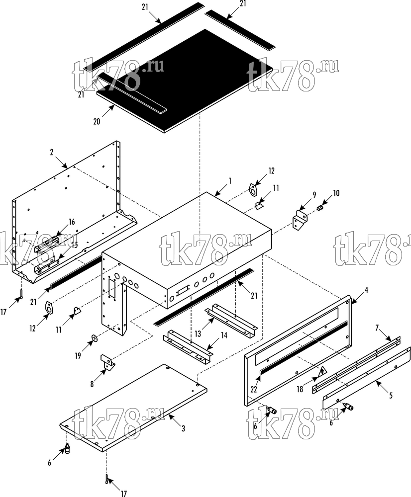 Каталог запчастей для Thermo King LRV-10-12T VR2 CONTROL BOX PANELS