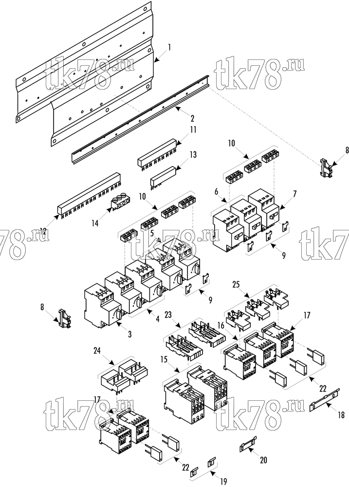 Каталог запчастей для Thermo King  CONTACTOR & CIRCUIT BREAKER GROUP