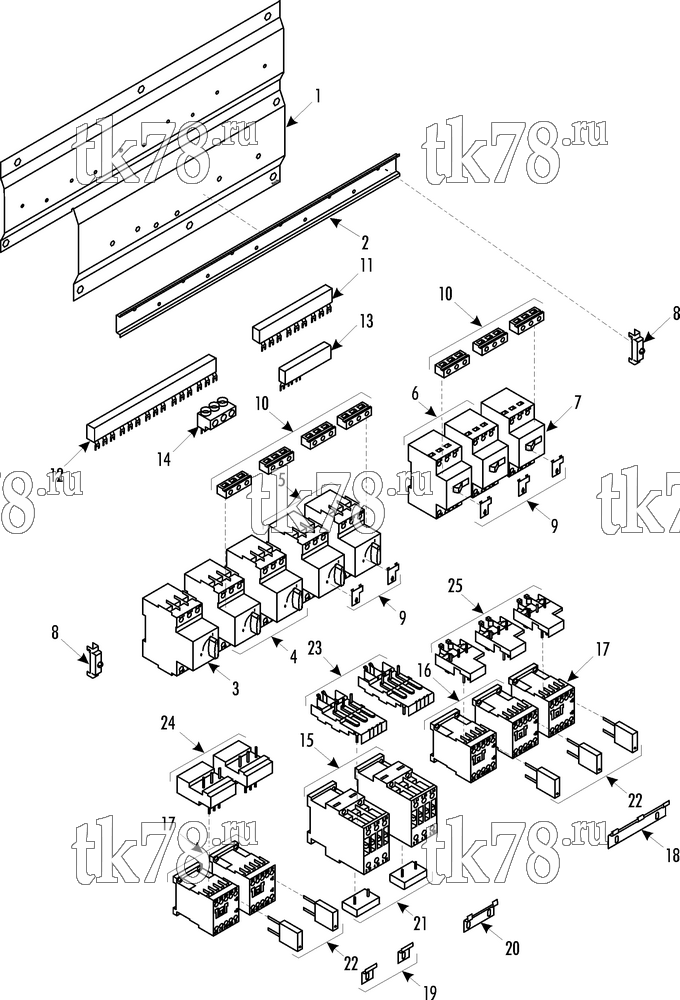 Каталог запчастей для Thermo King  CONTACTOR & CIRCUIT BREAKER GROUP