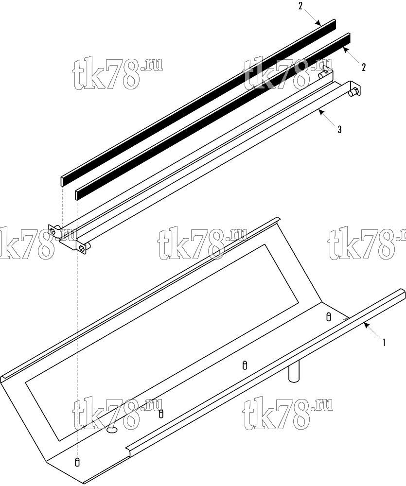 Каталог запчастей для Thermo King MFB I-Vertical AIR INLET MODULE - AIR DUCT (099978)