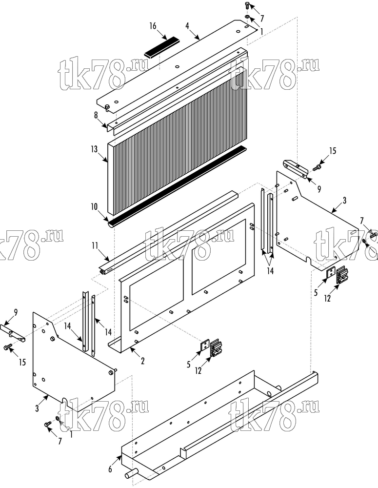 Каталог запчастей для Thermo King MFB L BASE MODULE (099977, 006031)
