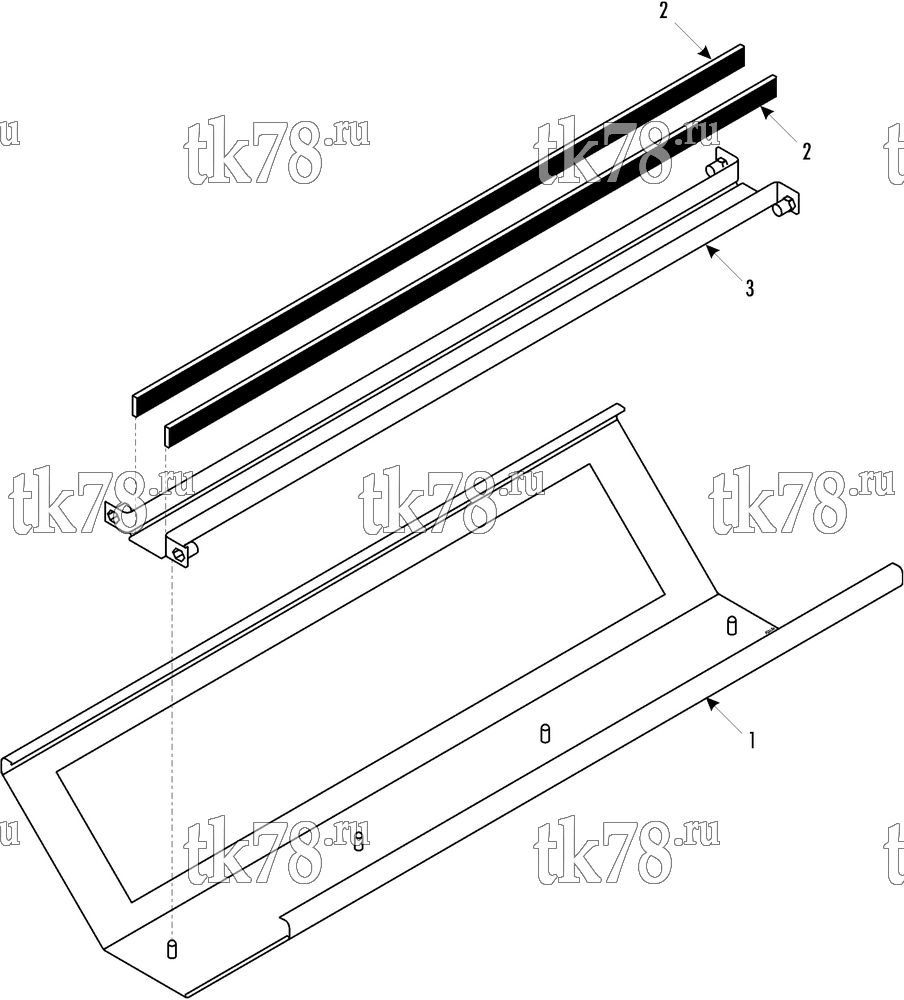 Каталог запчастей для Thermo King MFB I-Vertical AIR INLET MODULE - AIR DUCT (099741)