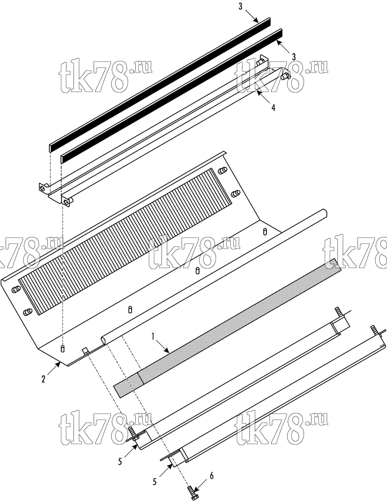 Каталог запчастей для Thermo King MFB I-Horizontal AIR INLET MODULE - AIR DUCT (099742)