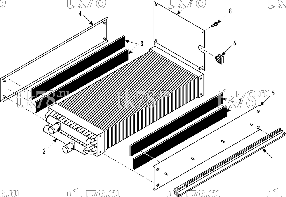 Каталог запчастей для Thermo King MFB L HEAT MODULE (099980)
