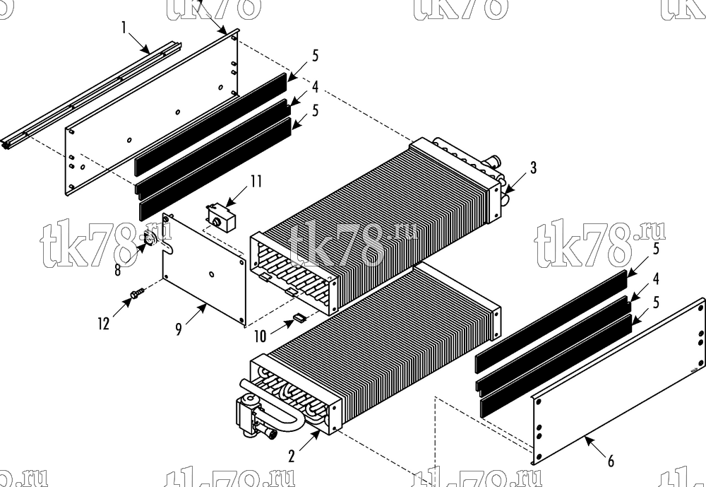 Каталог запчастей для Thermo King MFB L COOL/HEAT MODULE - R134a (099984)