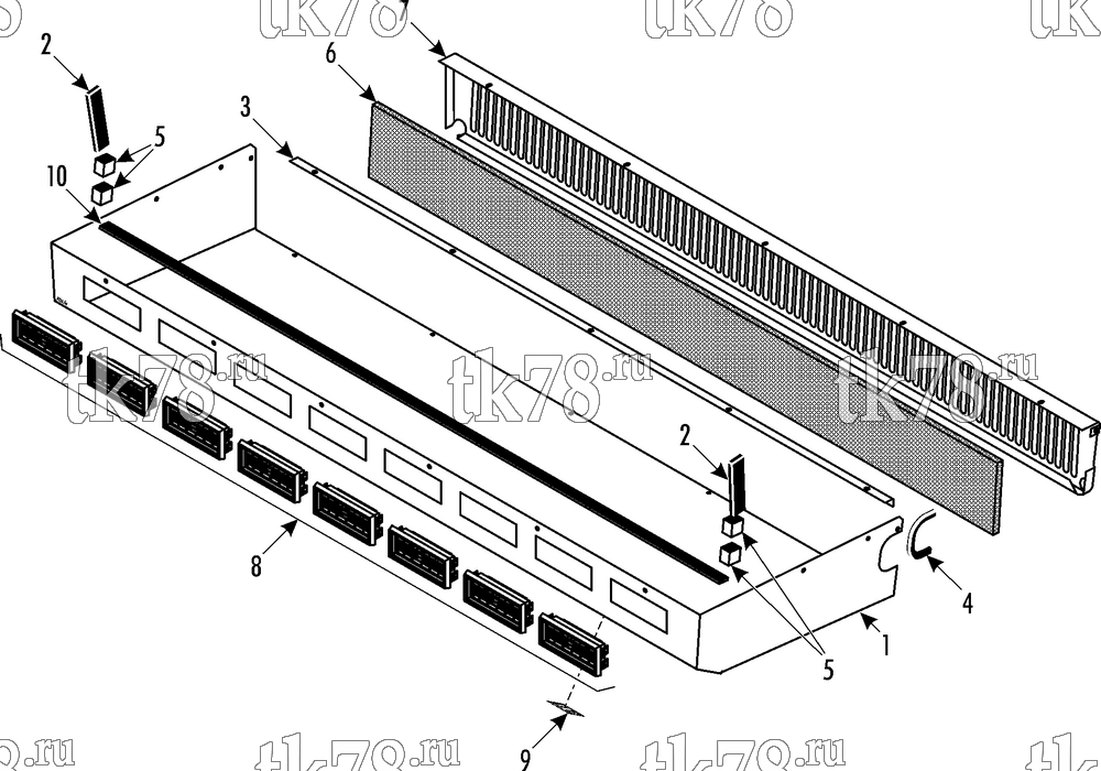 Каталог запчастей для Thermo King  EVAPORATOR COVER (S-30 LP)