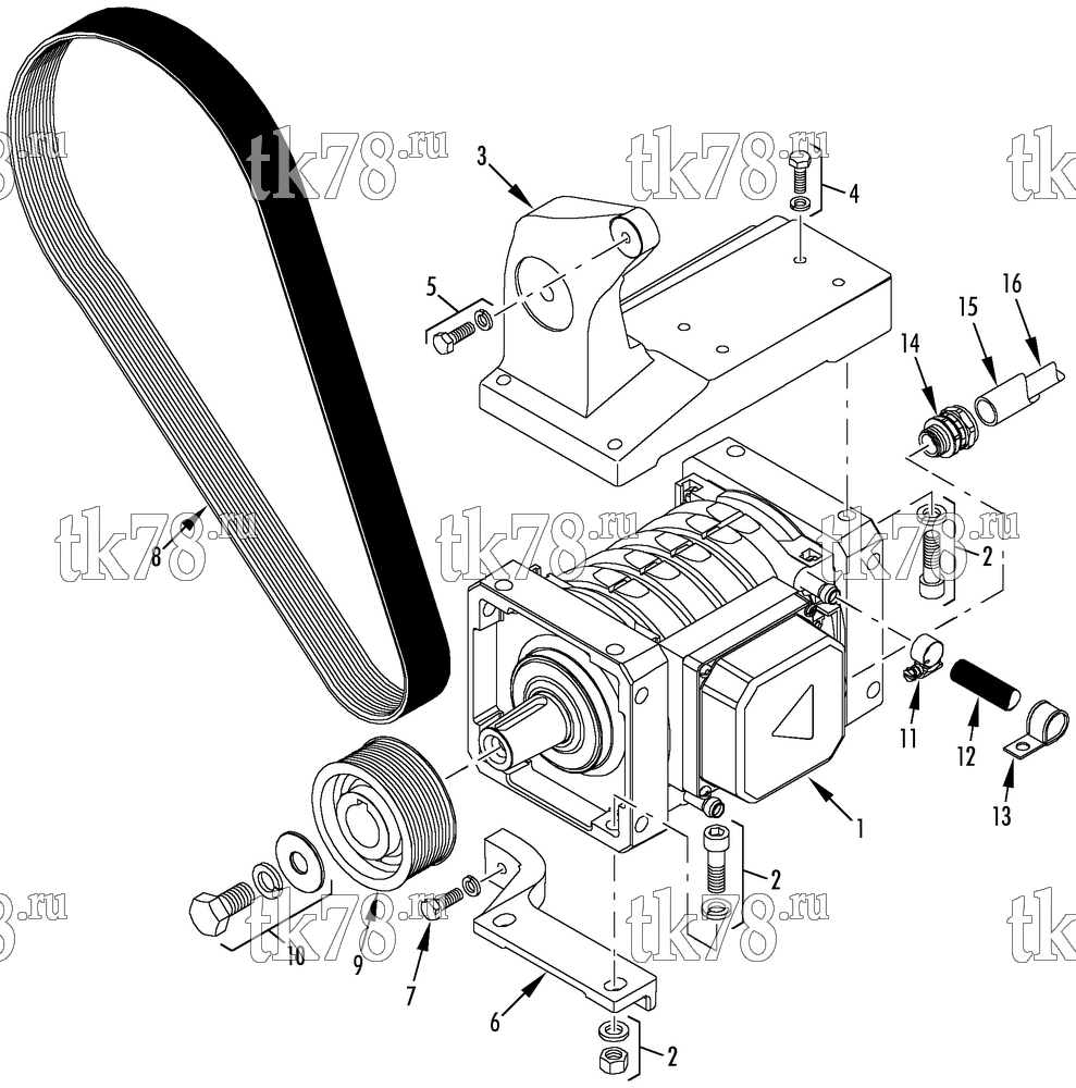 Каталог запчастей для Thermo King TA-1100 & A-1050N ALTERNATOR MAN M2000 (718569)