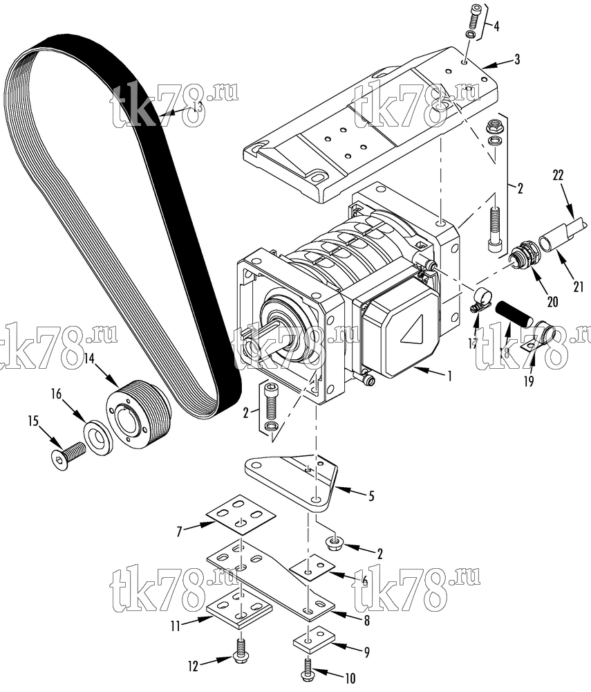 Каталог запчастей для Thermo King TA-1100 & A-1050N ALTERNATOR MB-ATEGO 6C (720003)