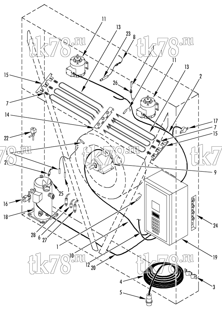 Каталог запчастей для Thermo King  ELECTRICAL COMPONENTS