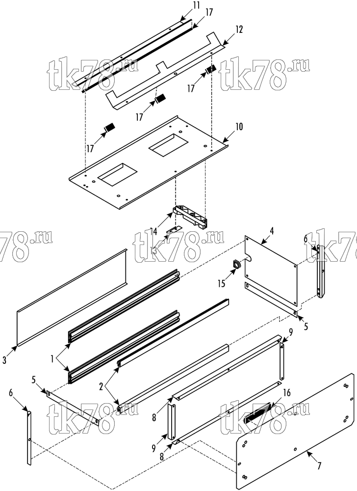 Каталог запчастей для Thermo King MFB L BLOWER MODULE - SERVICE ACCESS (099753 & 007095)