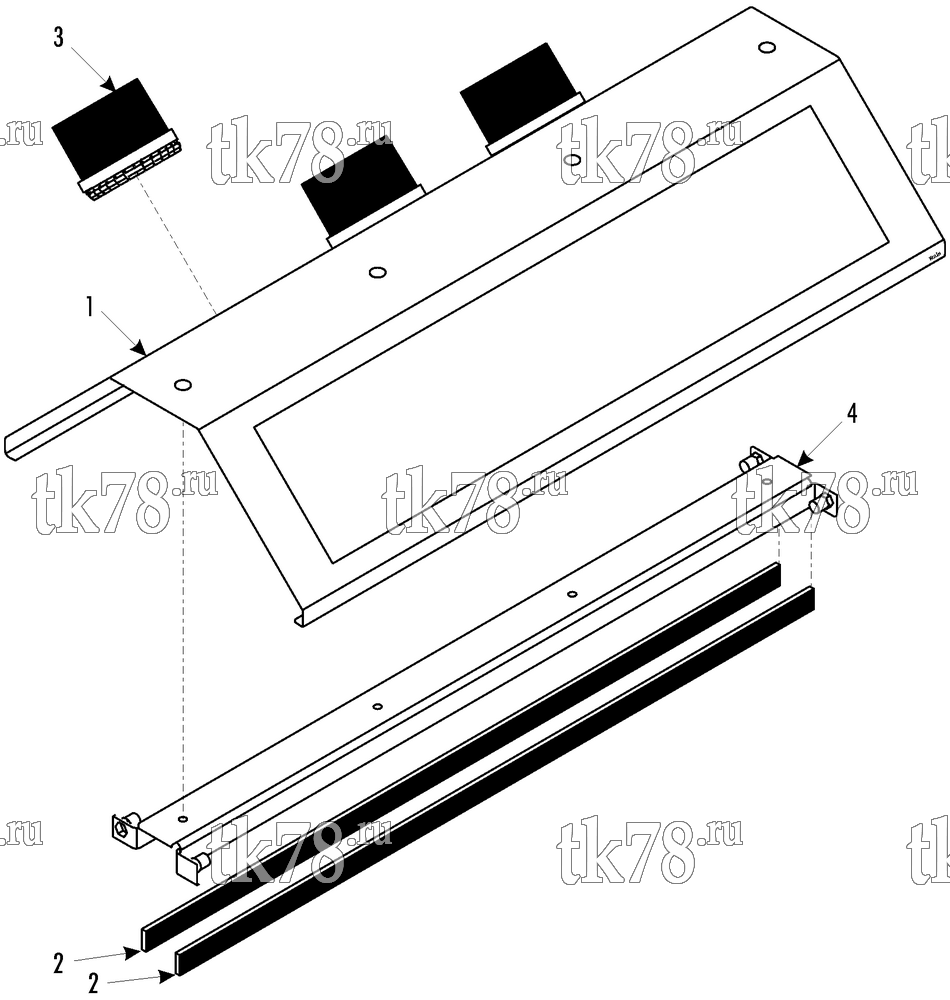 Каталог запчастей для Thermo King MFB P-Horizontal AIR OUTLET MODULE - AIR DUCT (099790)