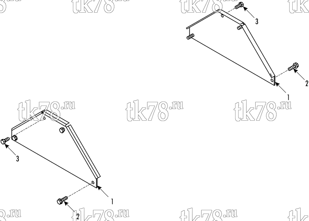 Каталог запчастей для Thermo King MFB P-Horizontal AIR OUTLET MODULE - DAMPER (099778)