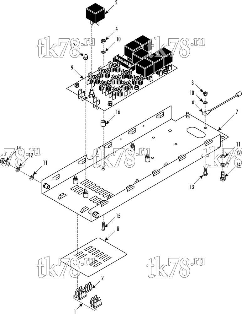 Каталог запчастей для Thermo King MRT-III N Ventilation KAROSA w/o Refrigerant CONTROL PANEL