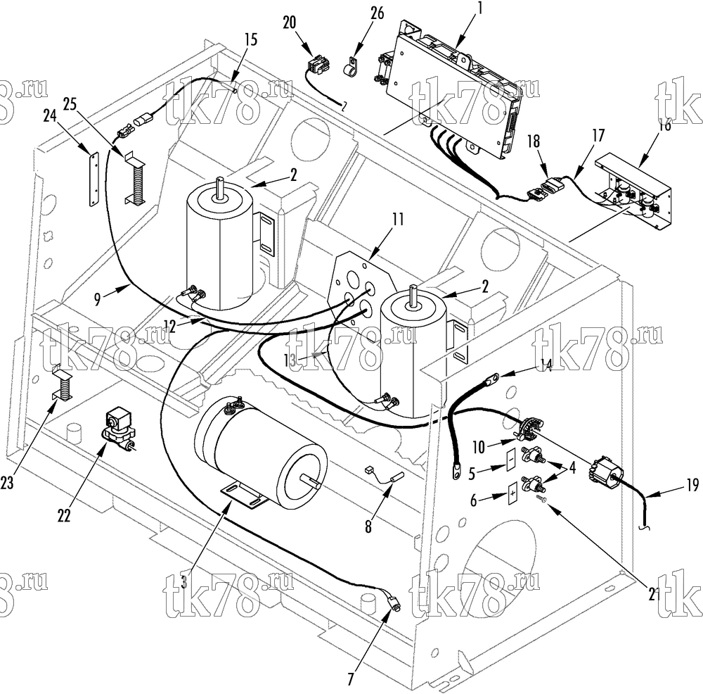 Каталог запчастей для Thermo King  ELECTRICAL COMPONENTS