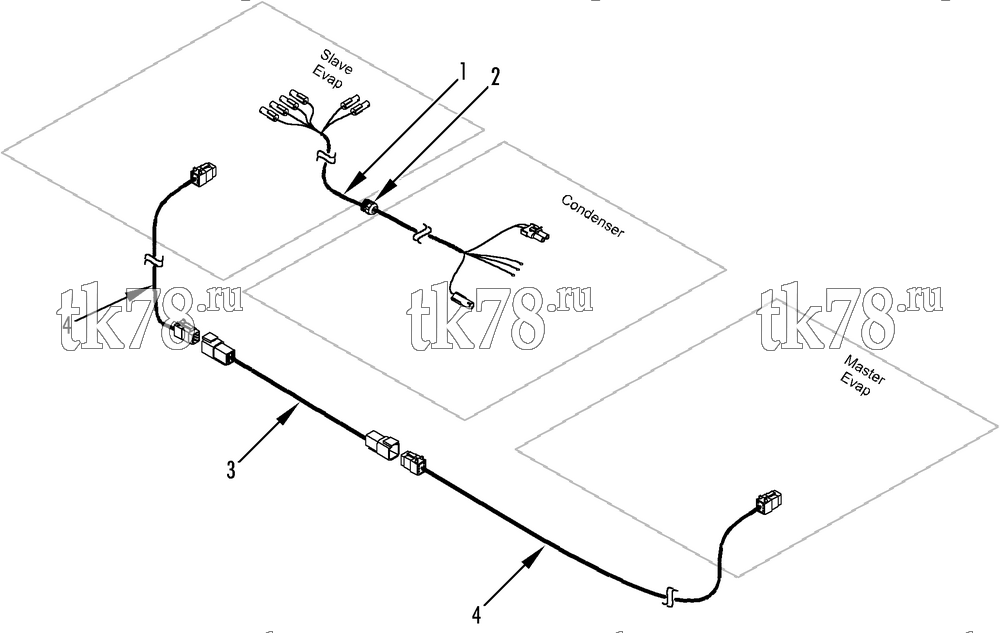 Каталог запчастей для Thermo King AT13-M1, M1A & M1B INTERFACE & INSTALLATION HARNESS