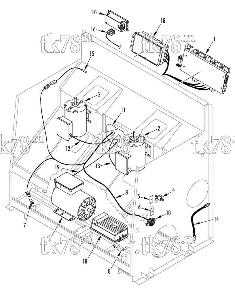 Каталог запчастей для Thermo King  ELECTRICAL COMPONENTS