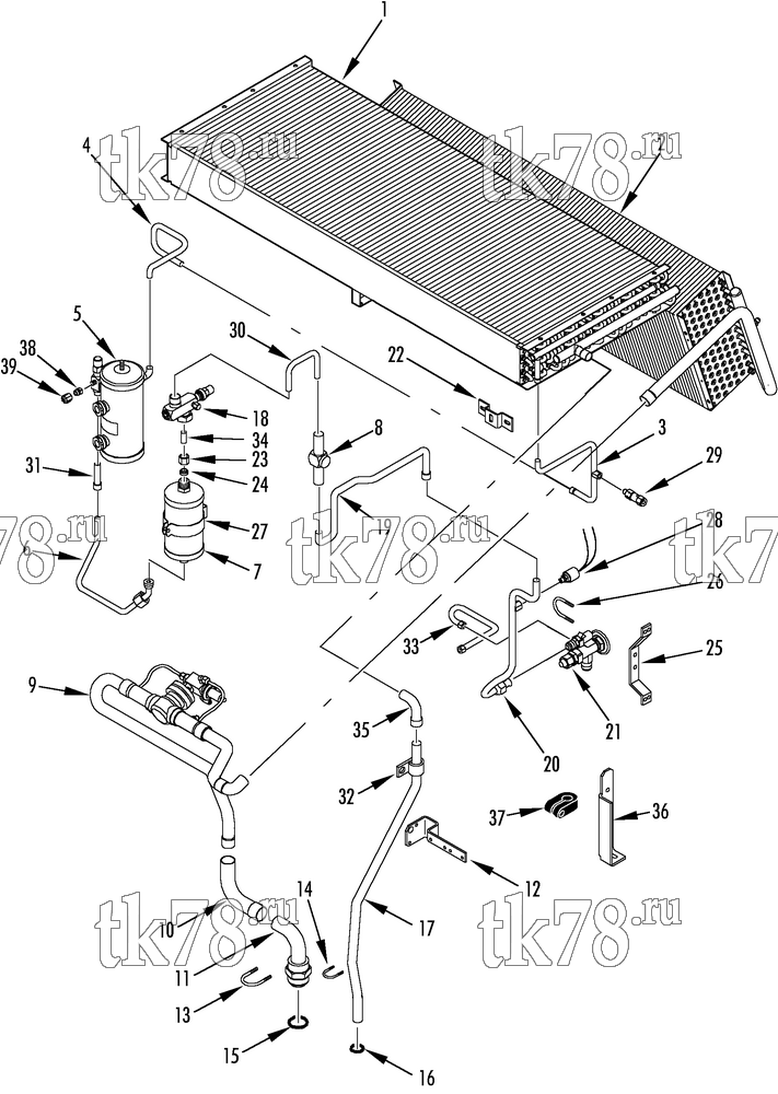 Каталог запчастей для Thermo King  REFRIGERATION COMPONENTS (w/ EPR VALVE)