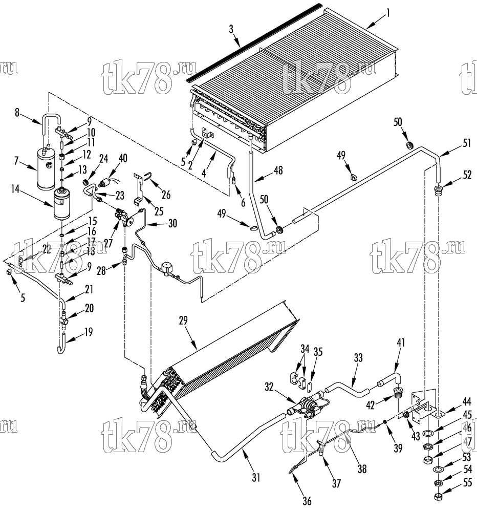Каталог запчастей для Thermo King T1-M101 REFRIGERATION COMPONENTS