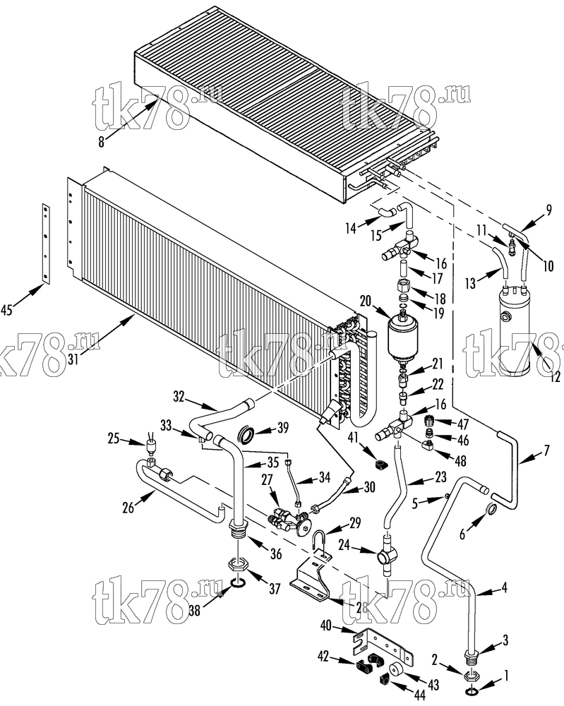 Каталог запчастей для Thermo King  REFRIGERATION COMPONENTS