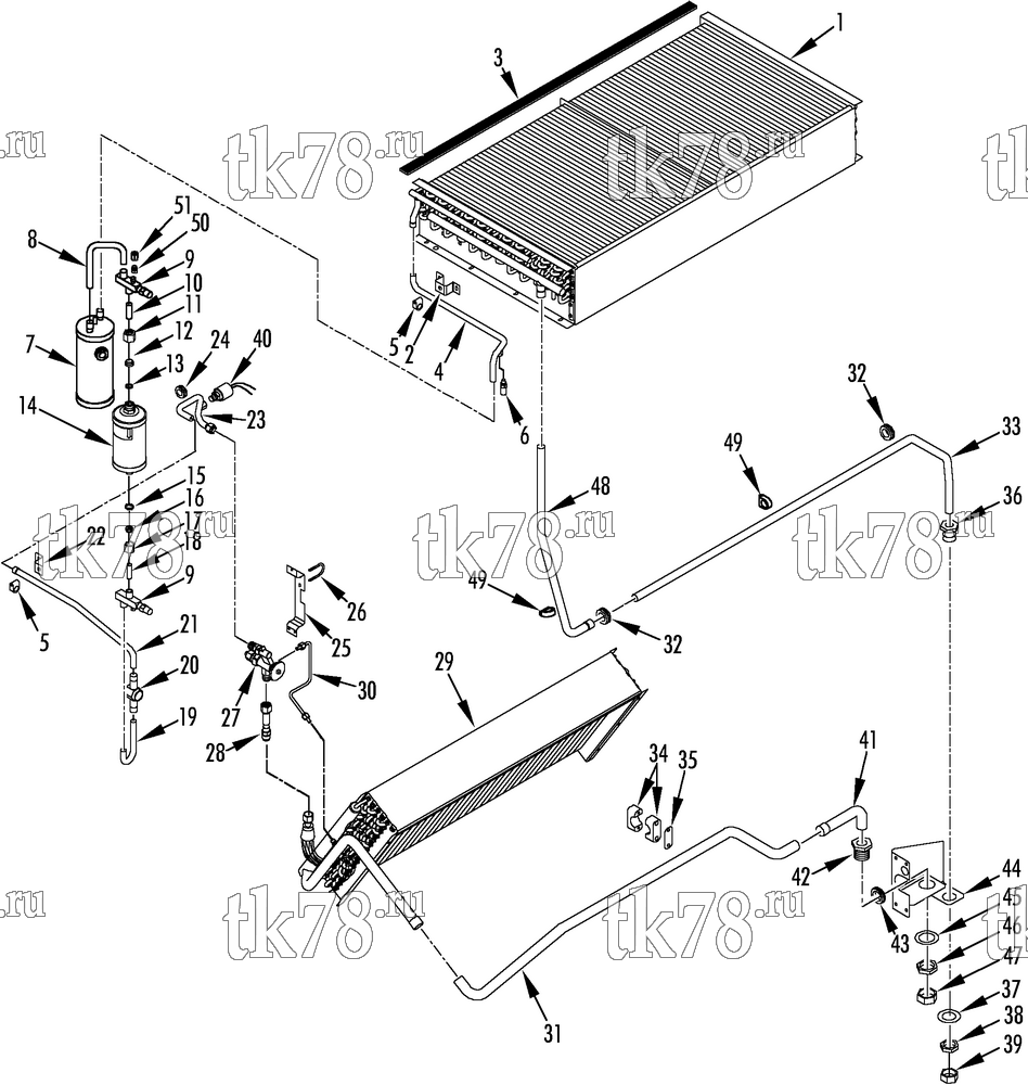 Каталог запчастей для Thermo King  REFRIGERATION COMPONENTS