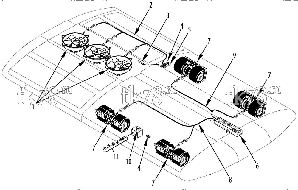 Каталог запчастей для Thermo King MRT-I 1004/TM21 ELECTRICAL COMPONENTS