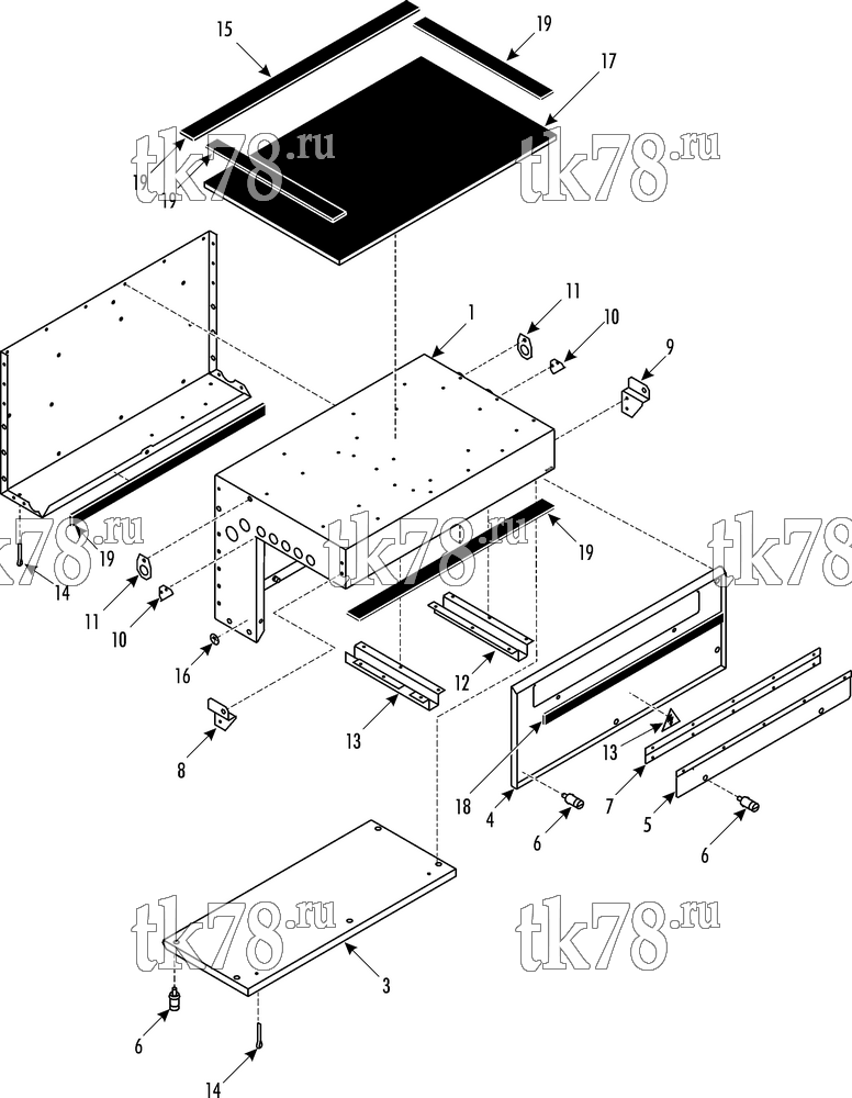 Каталог запчастей для Thermo King LRV-10T H CONTROL BOX PANELS