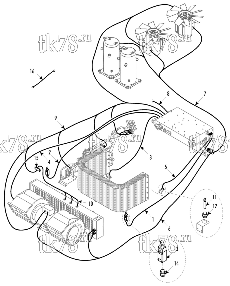 Каталог запчастей для Thermo King  ELECTRICAL COMPONENTS