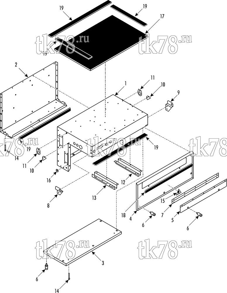 Каталог запчастей для Thermo King LRV-10T PCC CONTROL BOX PANEL