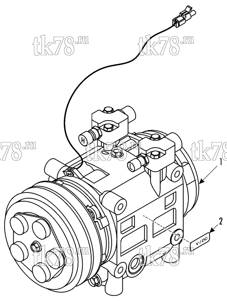 Каталог запчастей для Thermo King SLR65 COMPRESSOR GROUP - TM31