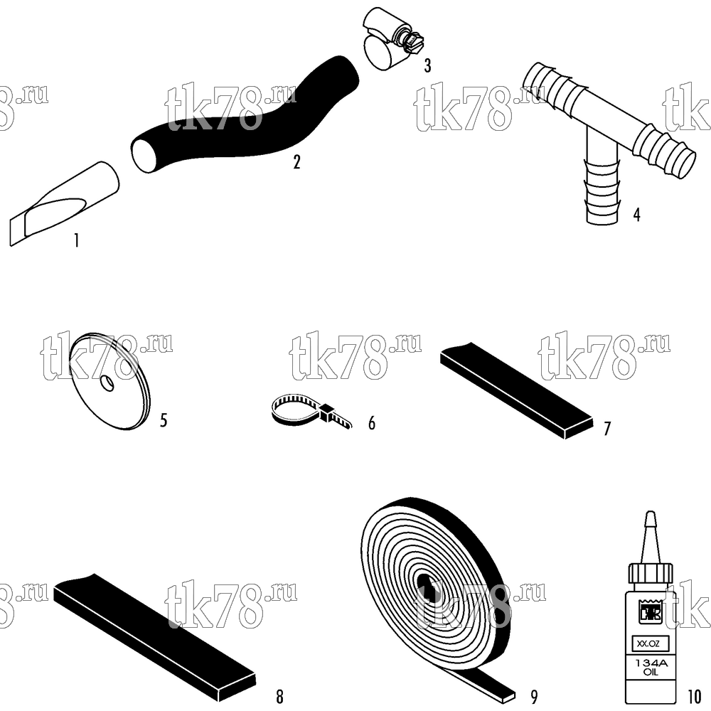 Каталог запчастей для Thermo King SR-500 INSTALLATION KIT