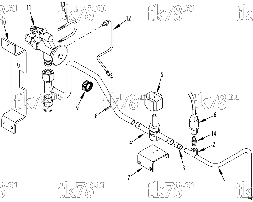 Каталог запчастей для Thermo King  HOT GAS BYPASS COMPONENTS