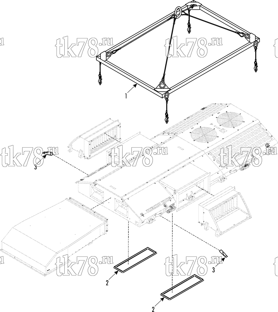 Каталог запчастей для Thermo King LRV-STD I UNIT MOUNTING