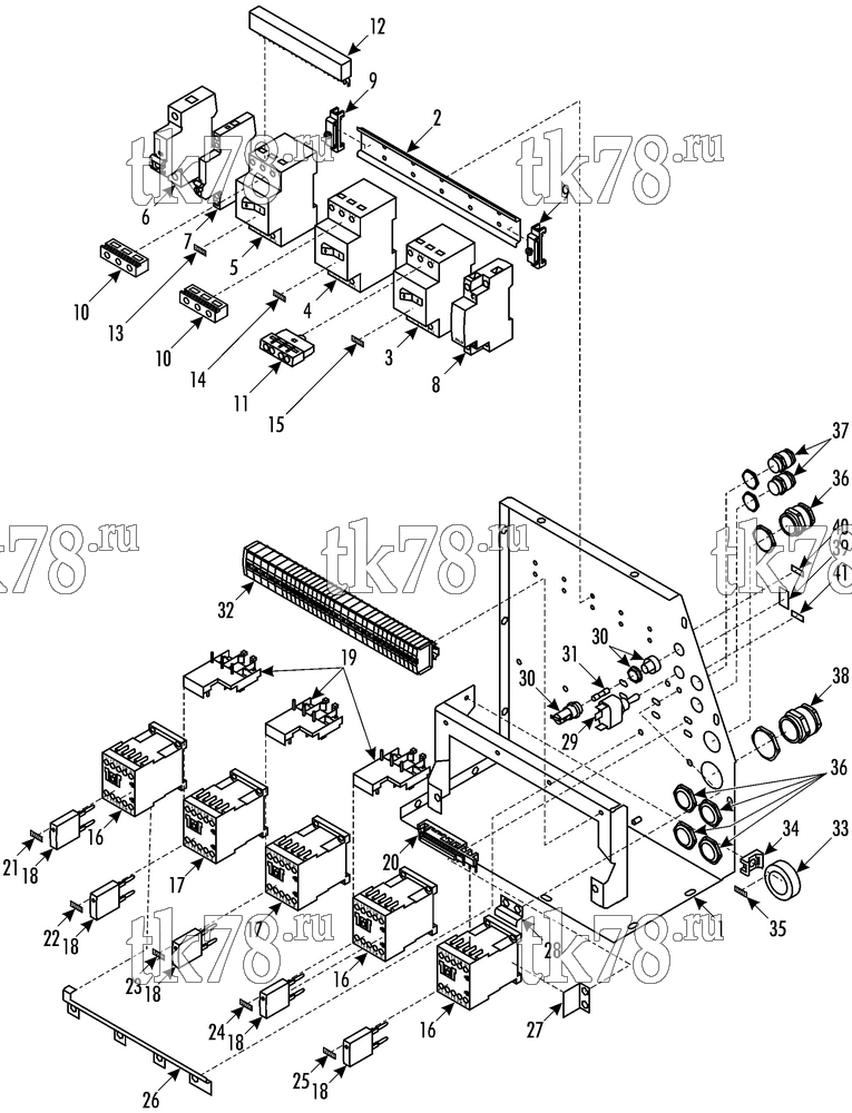 Каталог запчастей для Thermo King RAC 4 STD CONTROL BOX BOARD