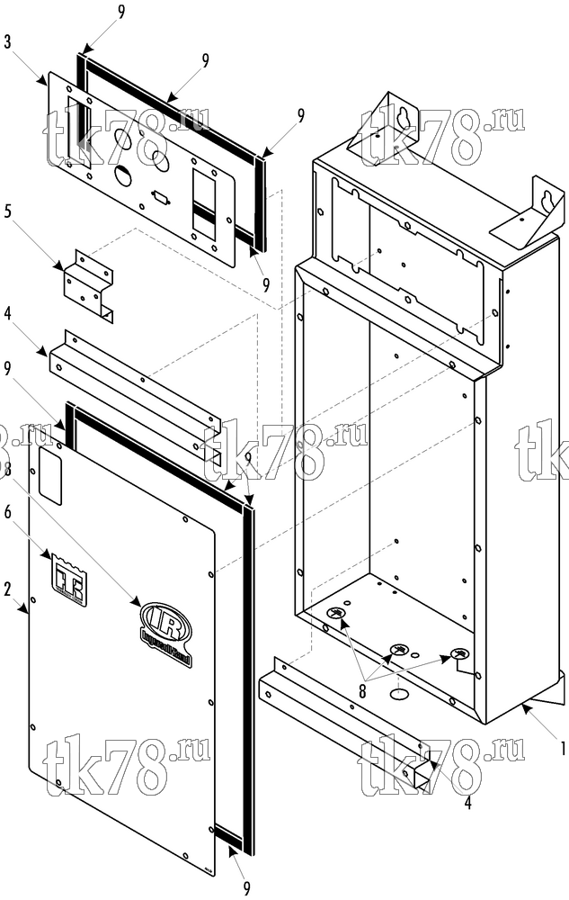Каталог запчастей для Thermo King RAC 4 STD CONTROLLER BOX PANELS