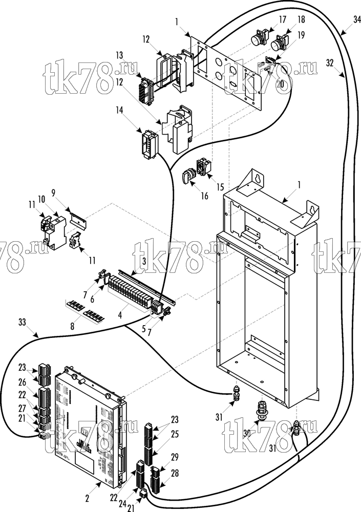Каталог запчастей для Thermo King RAC 4 STD CONTROLLER