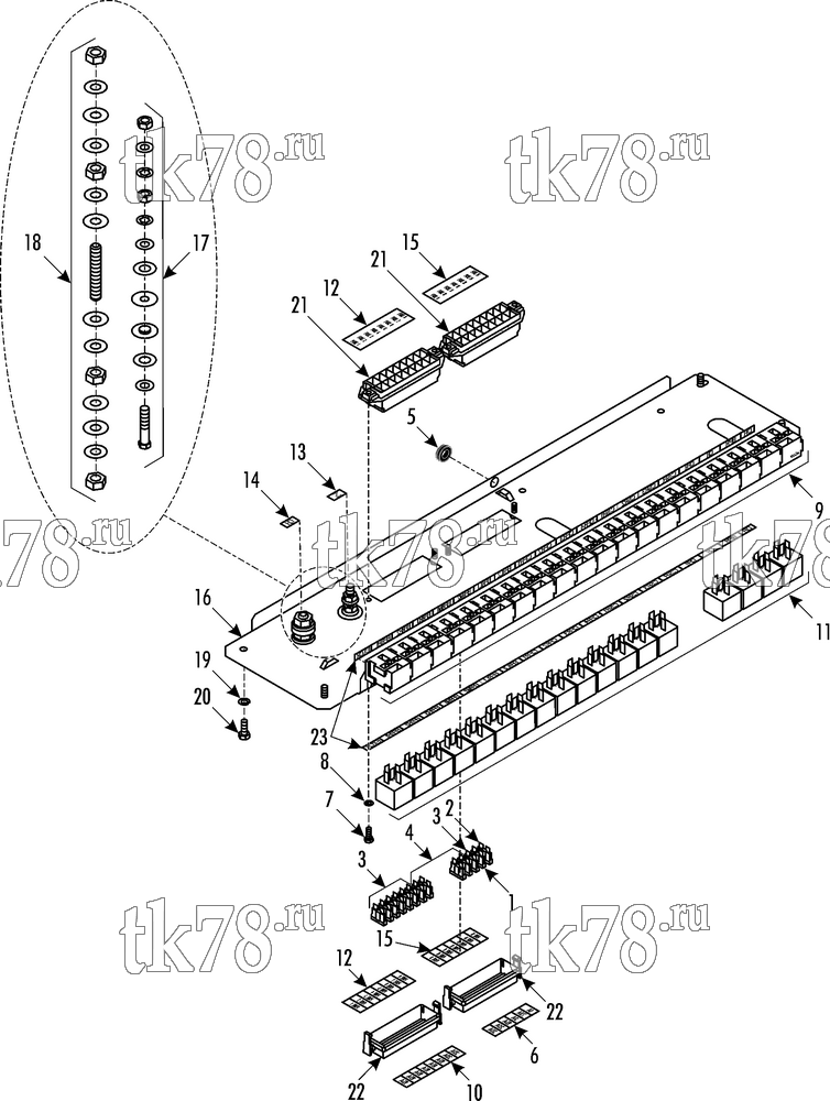 Каталог запчастей для Thermo King CITI-RT Split CONTROL PANEL (ClimaAIRE)