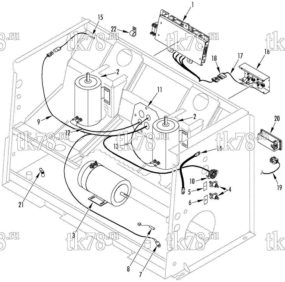 Каталог запчастей для Thermo King  ELECTRICAL COMPONENTS