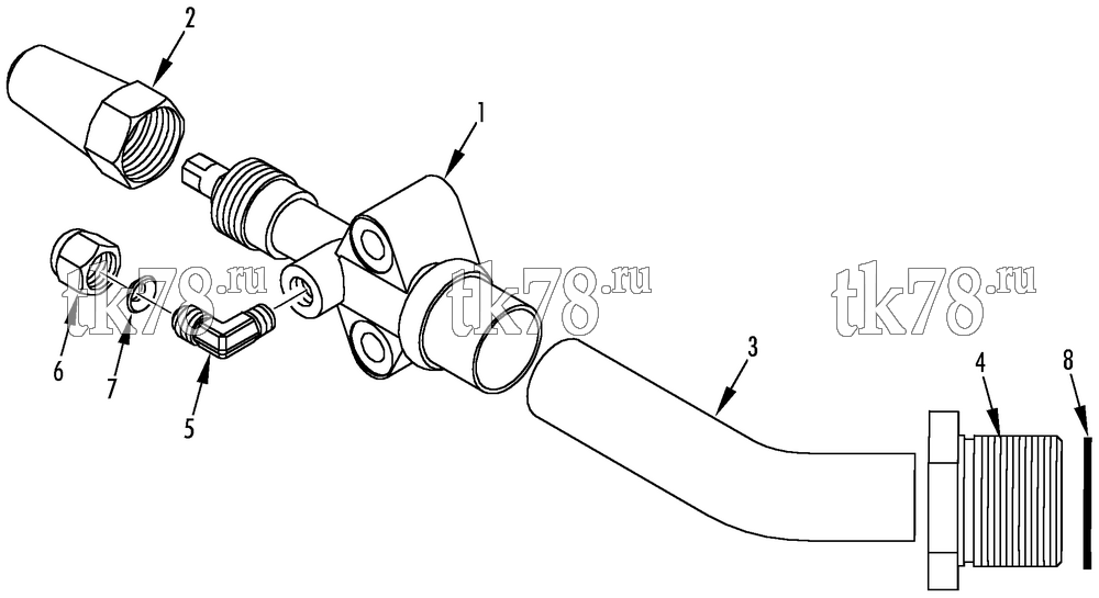Каталог запчастей для Thermo King LRT-SP (900751) VALVE ASSEMBLY - SUCTION