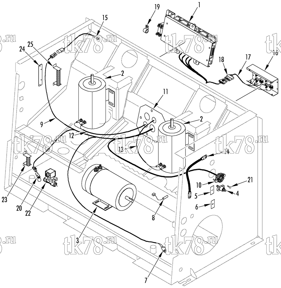 Каталог запчастей для Thermo King  ELECTRICAL COMPONENTS