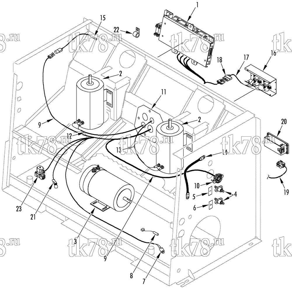 Каталог запчастей для Thermo King  ELECTRICAL COMPONENTS