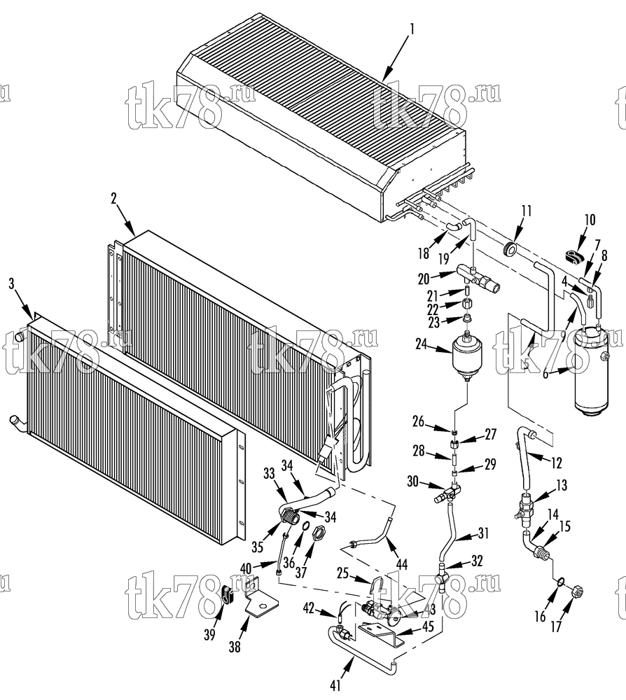 Каталог запчастей для Thermo King T11-M58, M58A, M58B & M58C REFRIGERATION COMPONENTS