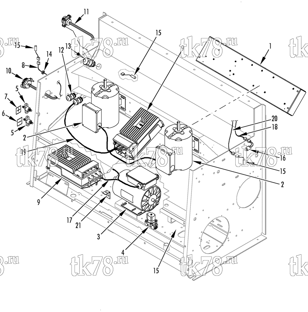 Каталог запчастей для Thermo King  ELECTRICAL COMPONENTS