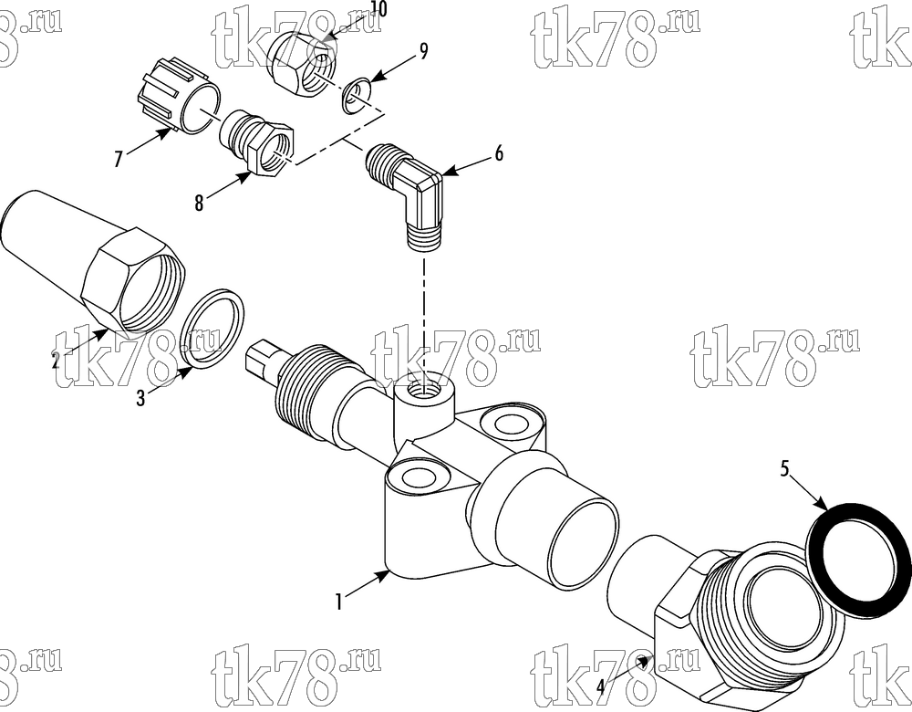 Каталог запчастей для Thermo King ATHENIA 1000-M4, M4B & M4C VALVE ASSEMBLY - DISCHARGE