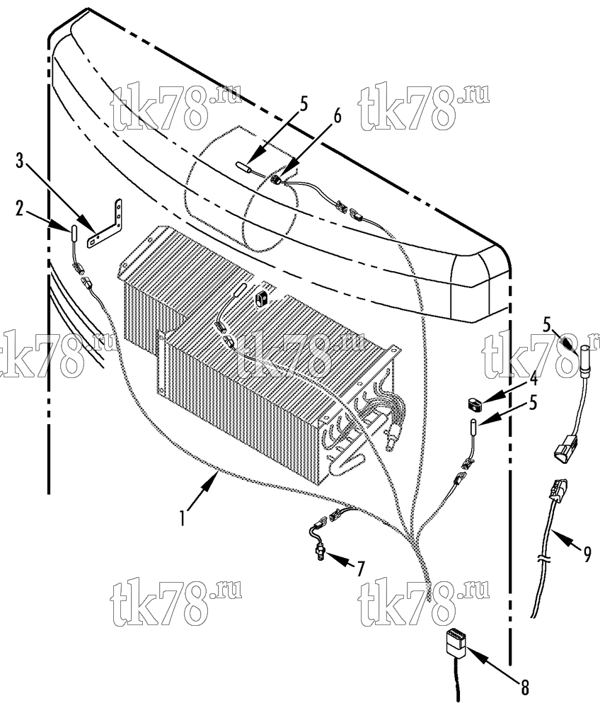 Каталог запчастей для Thermo King  SENSOR & SENSOR HARNESS GROUP